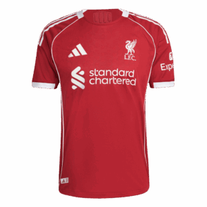 ISAK #9 Liverpool Home Authentic Soccer Jersey 2025/26