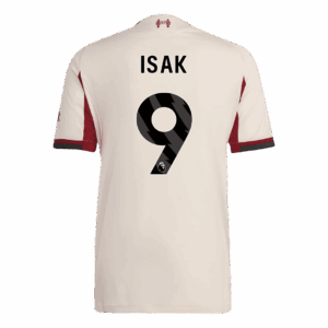 ISAK ##9 Liverpool Away Authentic Soccer Jersey 2025/26