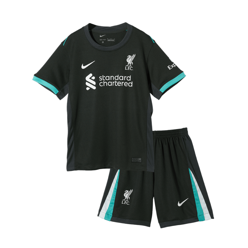 Liverpool Away Kids Soccer Jerseys Full Kit 2024/25