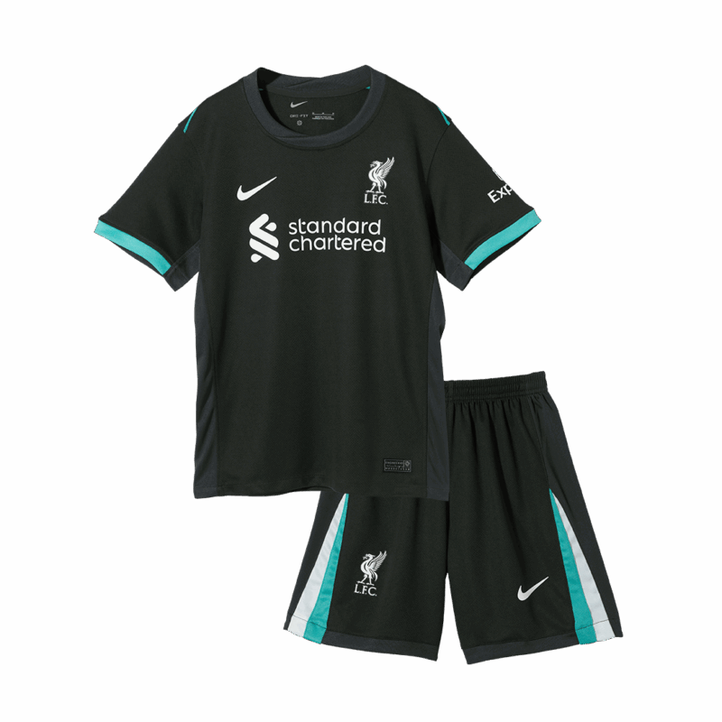 Liverpool Away Jersey Kit  Kids(Jersey+Shorts)
