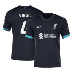 VIRGIL #4 Liverpool Away Soccer Jersey 2024/25