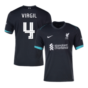 VIRGIL #4 Liverpool Away Soccer Jersey 2024/25 - UCL