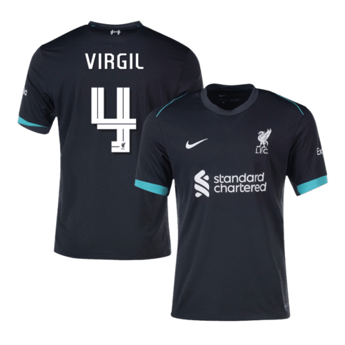 VIRGIL #4 Liverpool Away Soccer Jersey 2024/25 - UCL