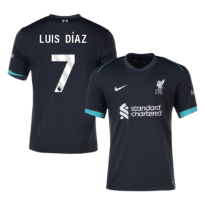 LUIS DÍAZ #7 Liverpool Away Soccer Jersey 2024/25