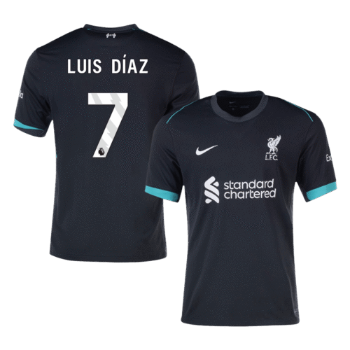 LUIS DÍAZ #7 Liverpool Away Soccer Jersey 2024/25