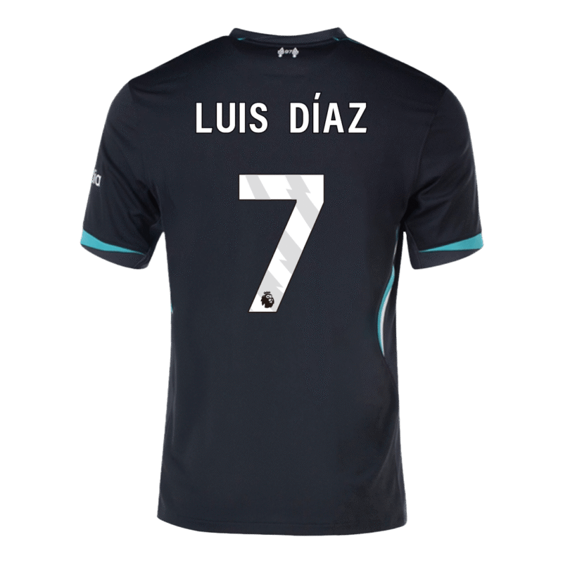 LUIS DÍAZ #7 Liverpool Away Soccer Jersey 2024/25