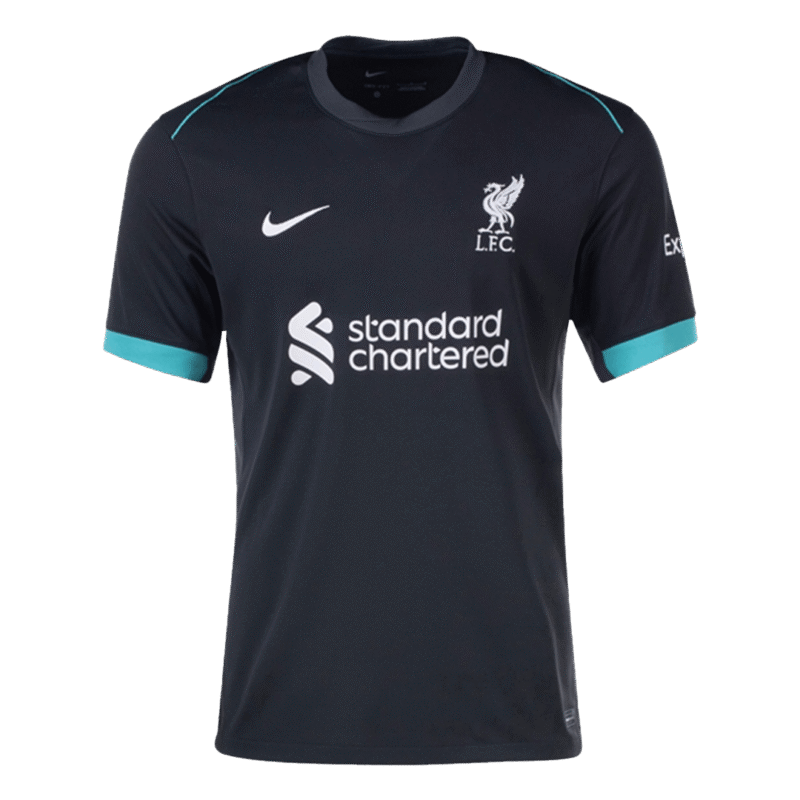 CHIESA #14 Liverpool Away Soccer Jersey 2024/25