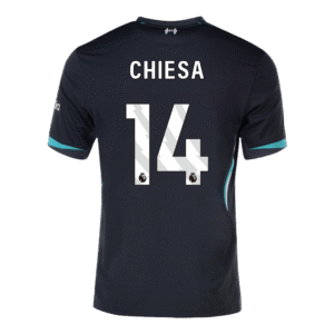 CHIESA #14 Liverpool Away Soccer Jersey 2024/25