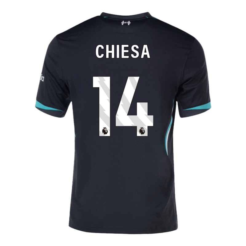 CHIESA #14 Liverpool Away Soccer Jersey 2024/25