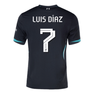 LUIS DÍAZ #7 Liverpool Away Soccer Jersey 2024/25 - UCL