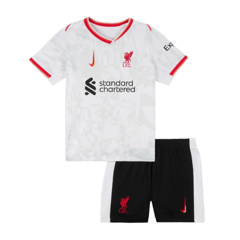 Liverpool Third Away Kids Soccer Jerseys Kit 2024/25