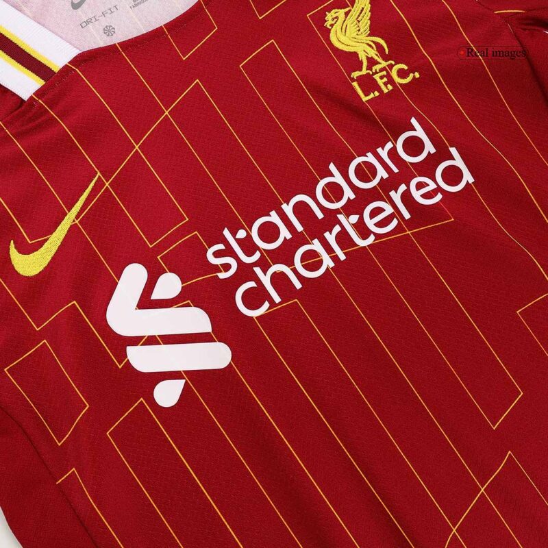 Liverpool Home Kids Soccer Jerseys Full Kit 2024/25