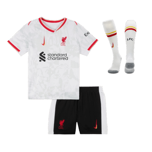 Liverpool Third Away Kids Soccer Jerseys Full Kit 2024/25