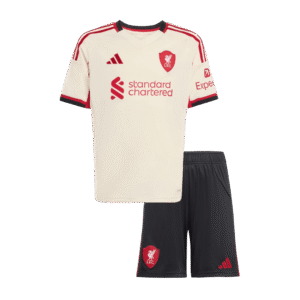 Liverpool Away Kids Soccer Jerseys Kit 2025/26