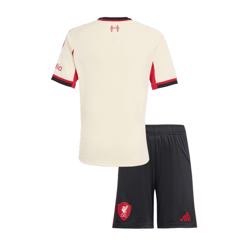 Liverpool Away Kids Soccer Jerseys Kit 2025/26