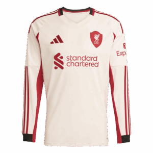 Liverpool Away Long Sleeve Soccer Jersey 2025/26