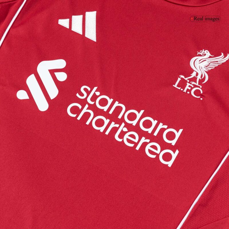 Liverpool Home Soccer Jersey Kit 2025/26