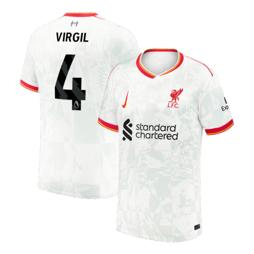 VIRGIL #4 Liverpool Third Away Soccer Jersey 2024/25