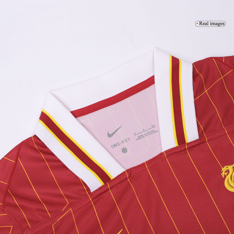 LUIS DÍAZ #7 Liverpool Home Soccer Jersey 2024/25 - UCL