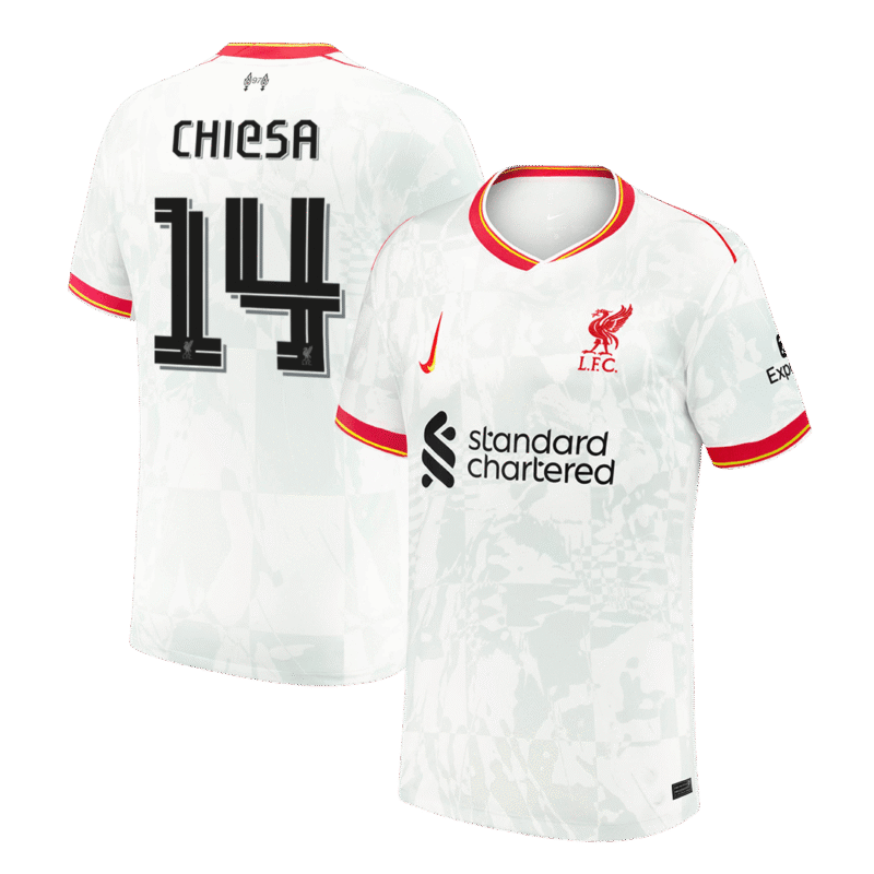 CHIESA #14 Liverpool Third Away Soccer Jersey 2024/25 - UCL