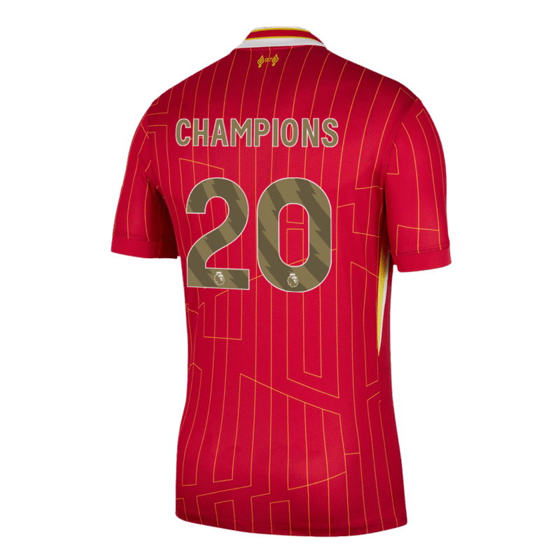 CHAMPIONS #20 Liverpool Home Soccer Jersey 2024/25