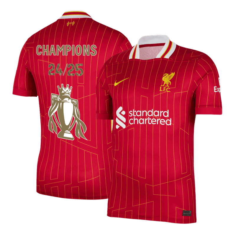 Liverpool Home Soccer Jersey 2024/25 CHAMPIONS 24/25