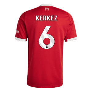 KERKEZ #6 Liverpool Home Soccer Jersey 2025/26