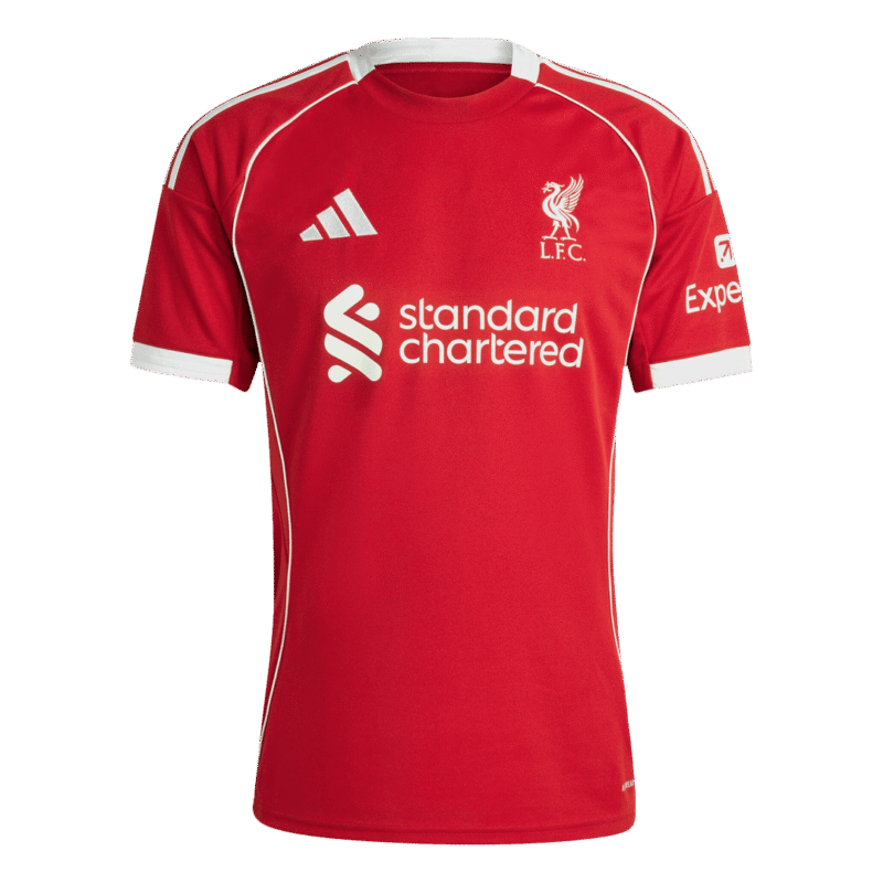 KERKEZ #6 Liverpool Home Soccer Jersey 2025/26