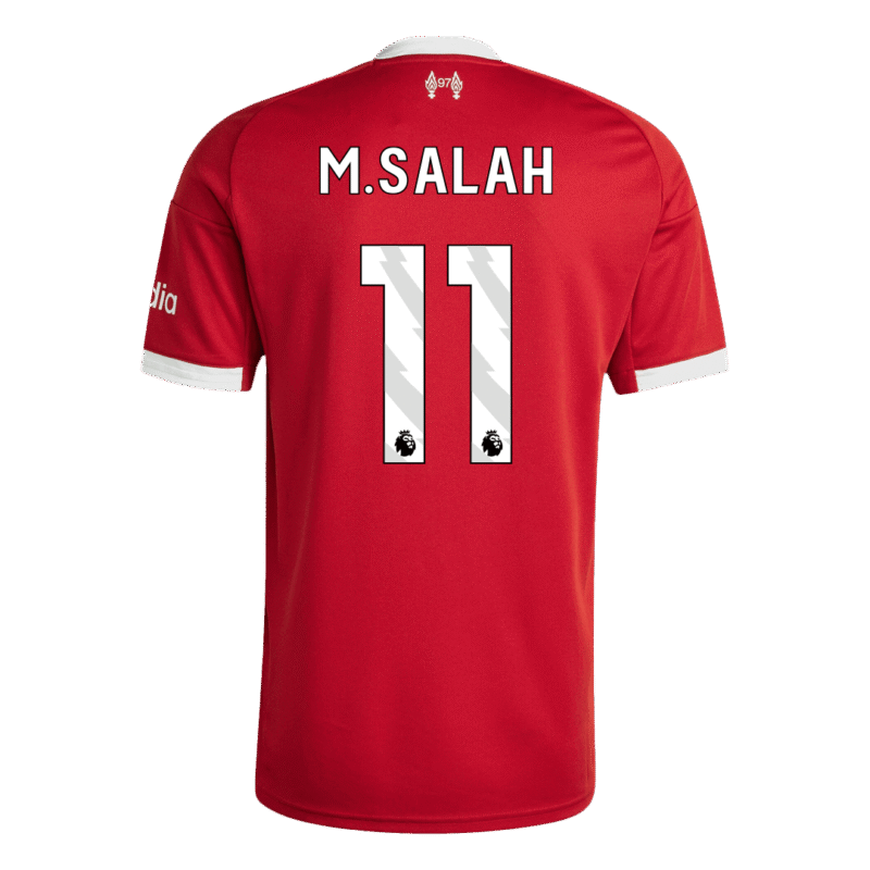 M.SALAH #11 Liverpool Home Soccer Jersey 2025/26