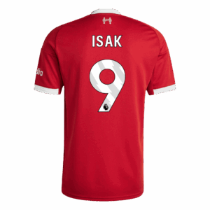 ISAK #9 Liverpool Home Soccer Jersey 2025/26