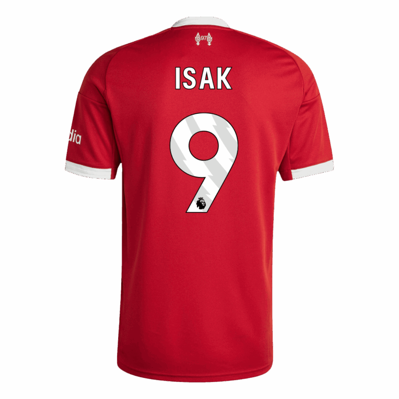 ISAK #9 Liverpool Home Soccer Jersey 2025/26