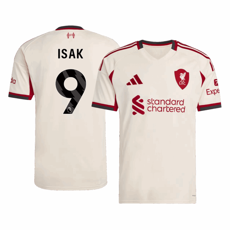 ISAK #9 Liverpool Away Soccer Jersey 2025/26