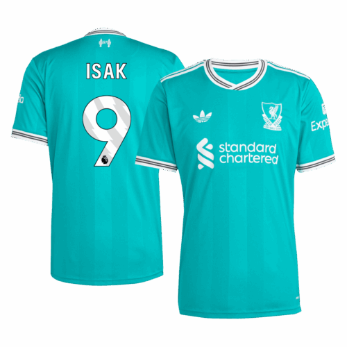 ISAK #9 Liverpool Third Away Soccer Jersey 2025/26