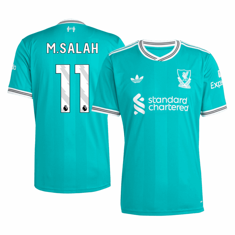 M.SALAH #11 Liverpool Third Away Soccer Jersey 2025/26