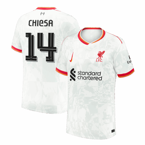 Liverpool CHIESA #14 Third Away Soccer Jersey - UCL Edition