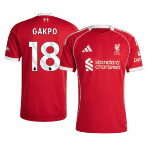 Liverpool GAKPO #18 Home Soccer Jersey 2025/26