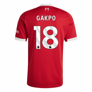 Liverpool GAKPO #18 Home Soccer Jersey 2025/26