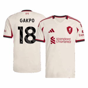 Liverpool GAKPO #18 Away Soccer Jersey 2025/26
