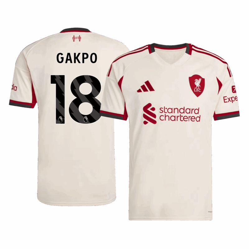 Liverpool GAKPO #18 Away Soccer Jersey 2025/26