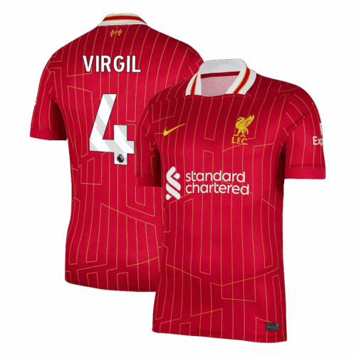 Liverpool VIRGIL #4 Home Soccer Jersey