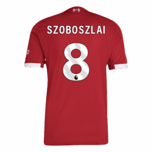 SZOBOSZLAI #8 Authentic Liverpool Home Soccer Jersey 25/26 Red