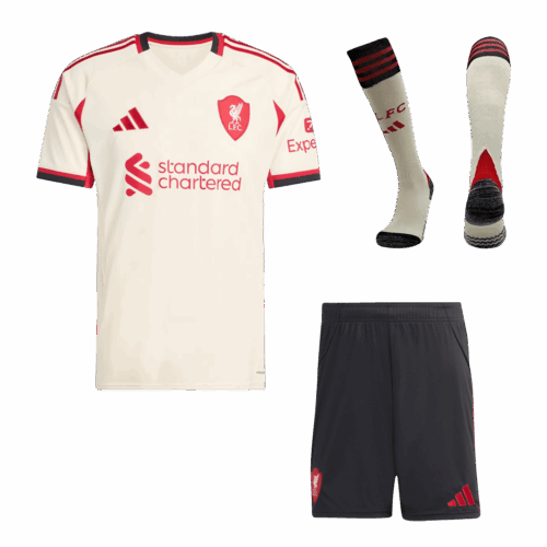 Liverpool Away Jerseys Kit 2025/26