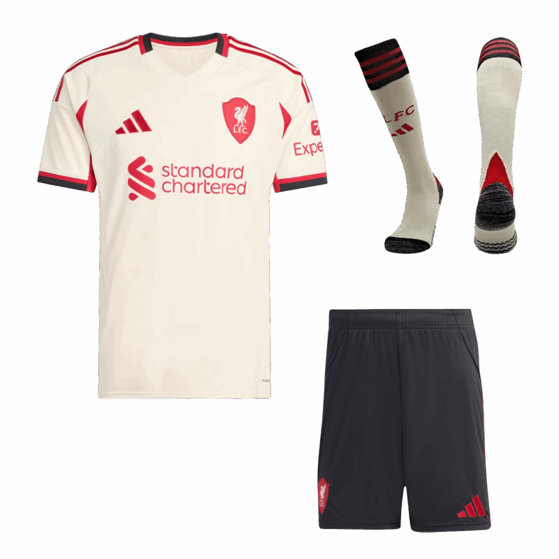 Liverpool Away Jerseys Kit 2025/26