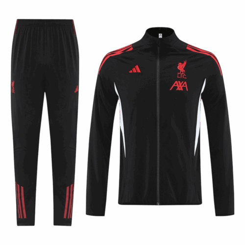 640114_1 Liverpool Training Kit 2025/26 - Black (Top+Pants)