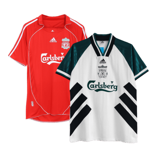 Vintage Jersey Liverpool Away 1993/95 & Vintage Jersey Liverpool Home 2006/07