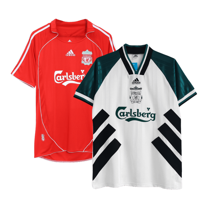 Vintage Jersey Liverpool Away 1993/95 & Vintage Jersey Liverpool Home 2006/07