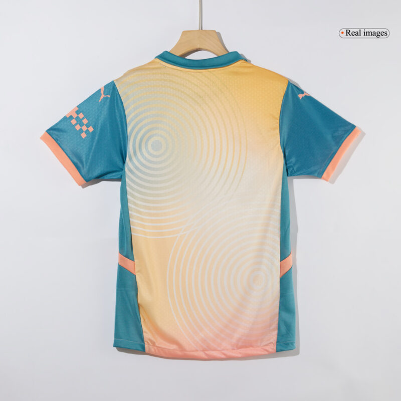 HAALAND #9 Manchester City Fourth Away Authentic Soccer Jersey 2024/25- Definitely City (UCL)