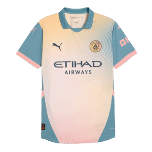 RODRIGO #16 Manchester City Fourth Away Authentic Soccer Jersey 2024/25- Definitely City (UCL)