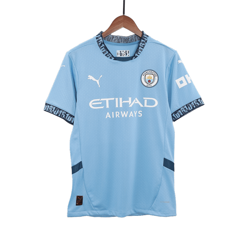 Manchester City Home Authentic Soccer Jersey 2024/25