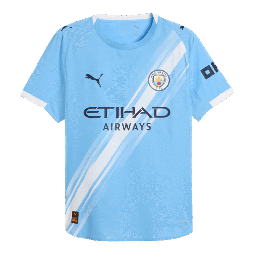 Manchester City Home Authentic Soccer Jersey 2025/26